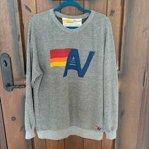 Aviator Nation Grey Crewneck Sweatshirt